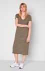 Women's dress Temshoo - KHAKI MELANGE - Green - S
