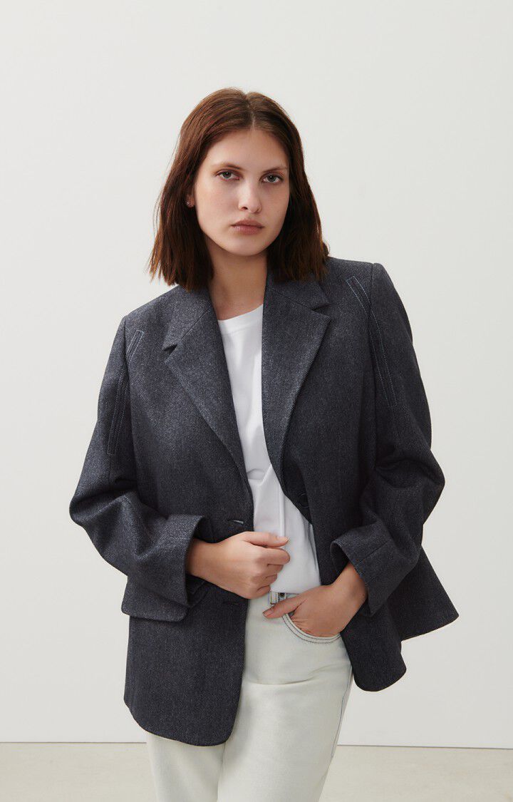 Women's blazer Anybay, MELANGE CHARCOAL, hi-res-model