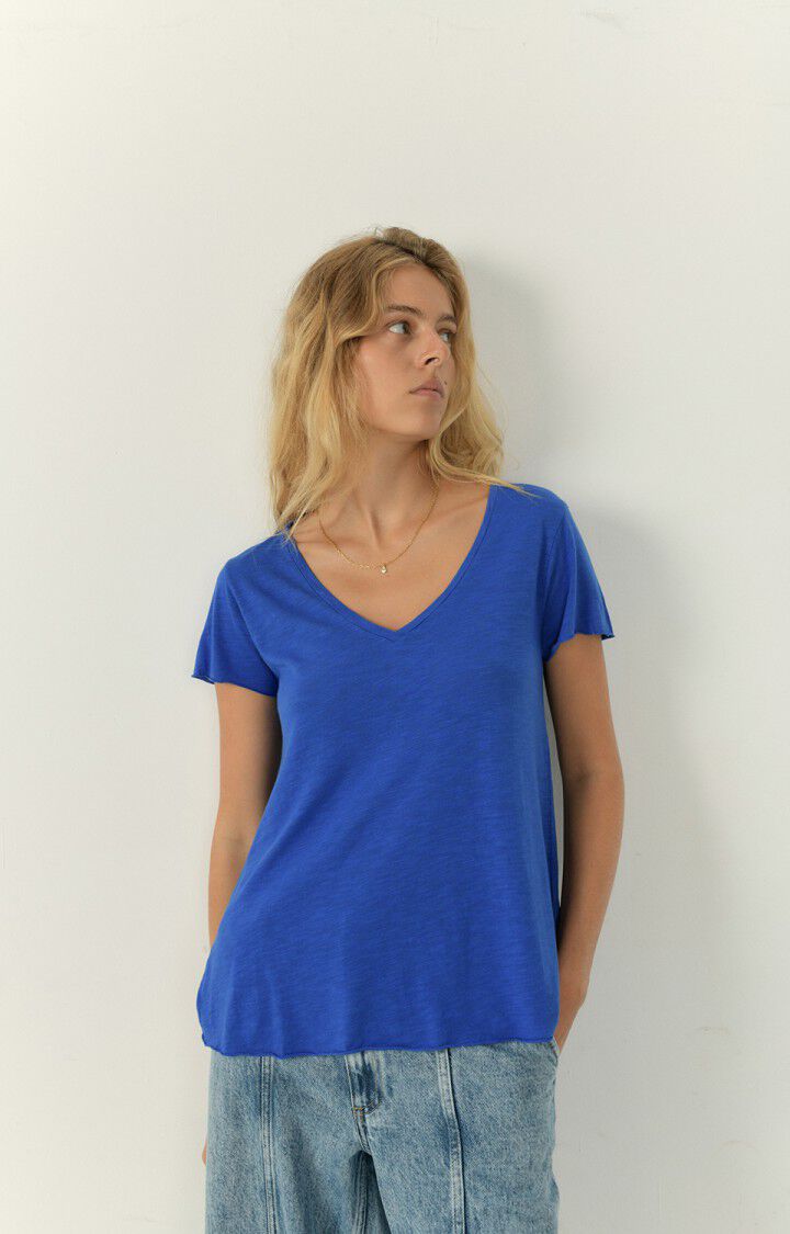 Glamour Eksperiment område Women's t-shirt Jacksonville - VINTAGE SAPPHIRE 15 Short sleeve Blue - E23  | American Vintage
