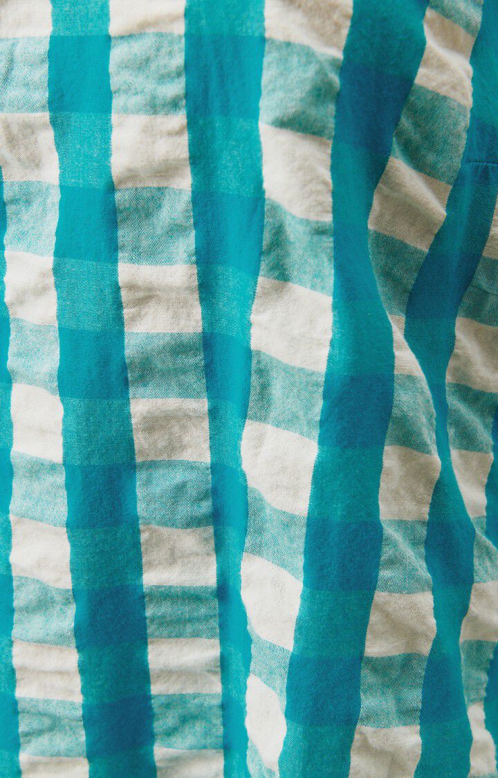 Women's dress Naroz - AQUATIC VICHY - Blue - Blanc - S