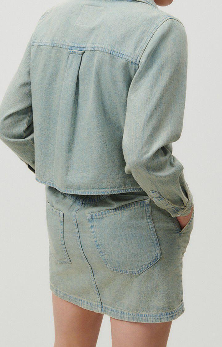 Women's shirt Fybee - DIRTY BEIGE - Blue - S