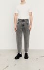 Men's big carrot jeans Yopday, SALTED AND PEPPER GREY, hi-res-model