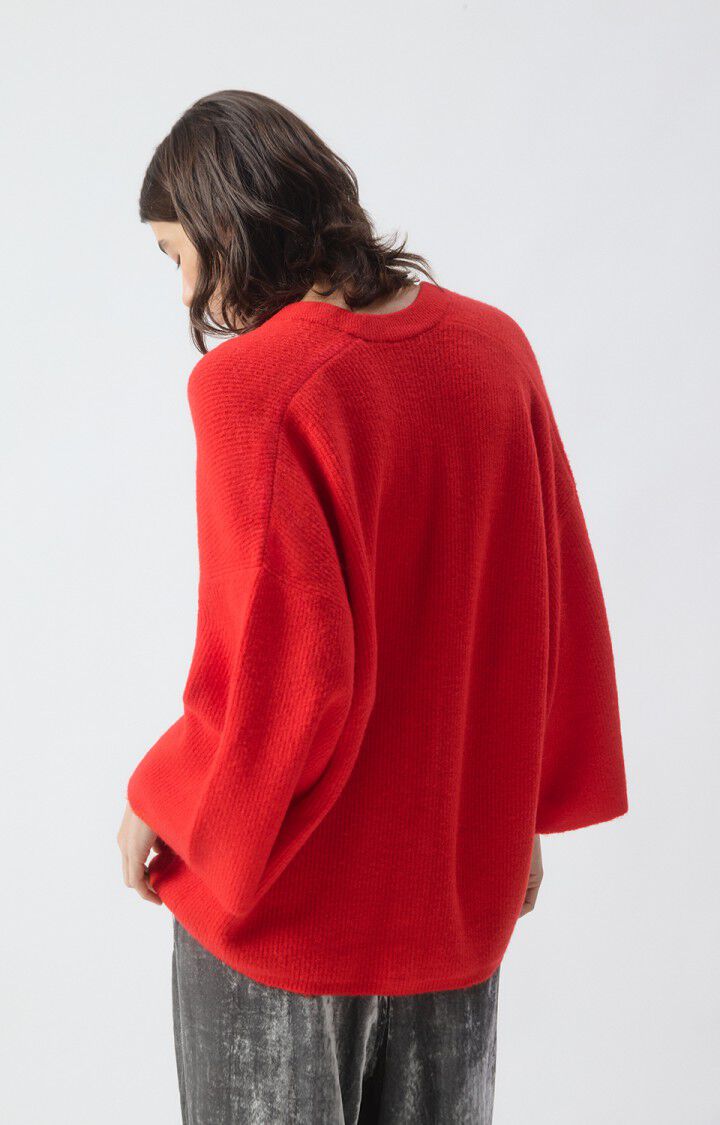 Women's cardigan Damsville, STRAWBERRY, hi-res-model