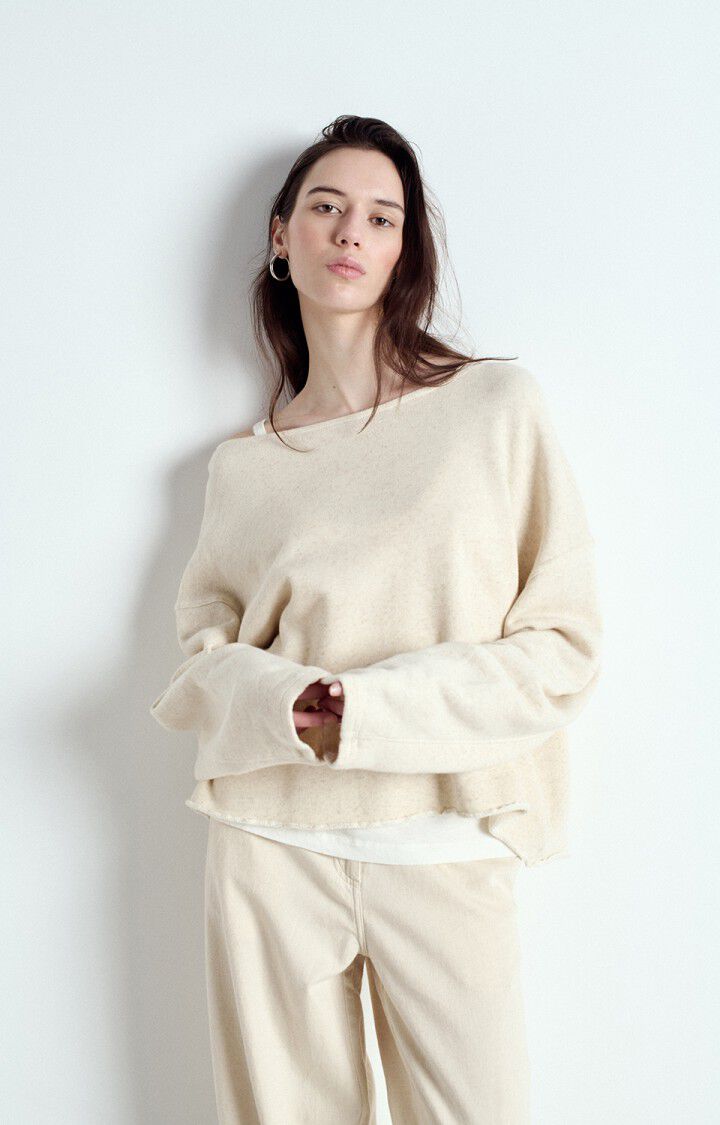 Sweat femme Itonay, ECRU CHINE, hi-res-model