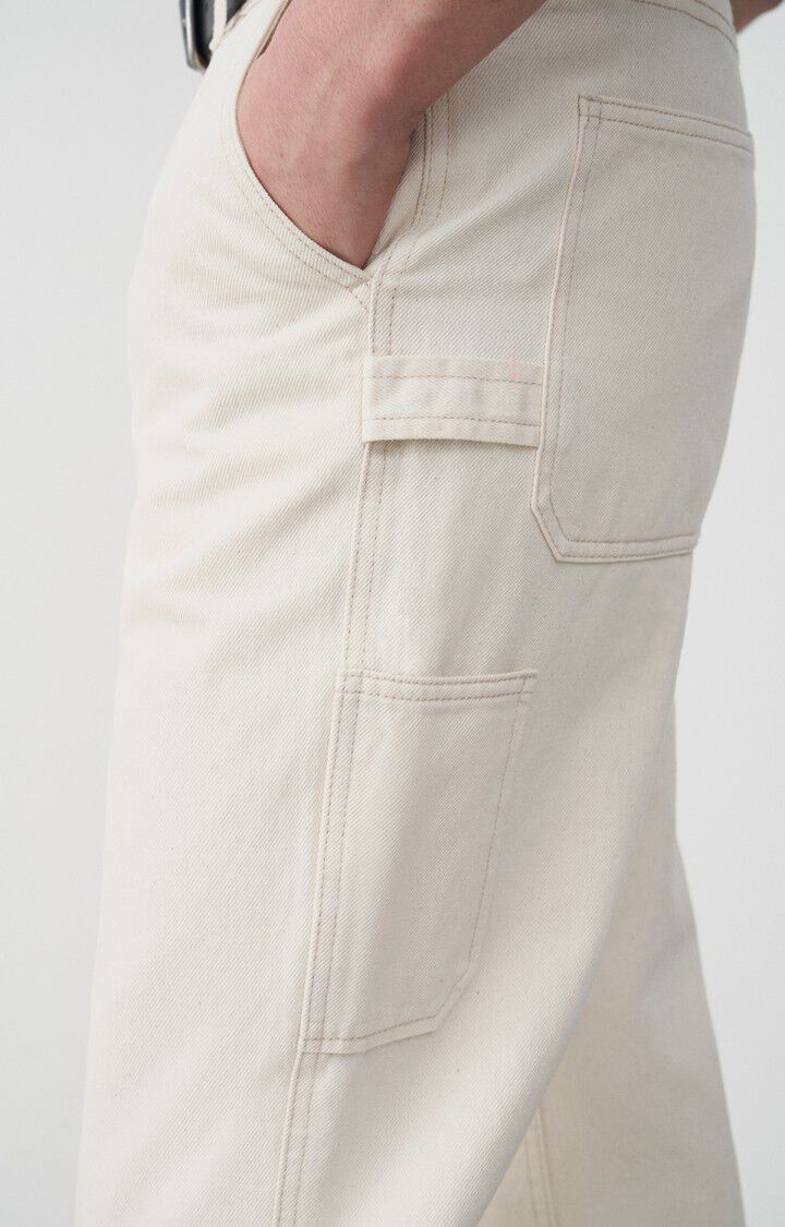 Men's straight jeans Datcity, ECRU, hi-res-model