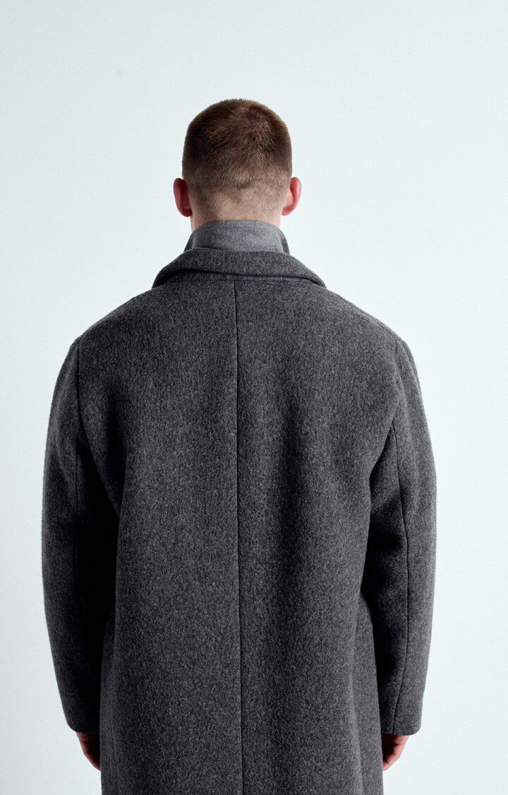 Men's coat Bazybay, MELANGE CHARCOAL, hi-res-model