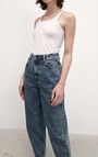 Jeans corte zanahoria mujer Ivagood, BLUE STONE, hi-res-model