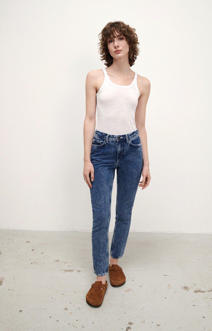 Jeans ajustado mujer Wipy, STONE PIMIENTA Y SAL, hi-res-model
