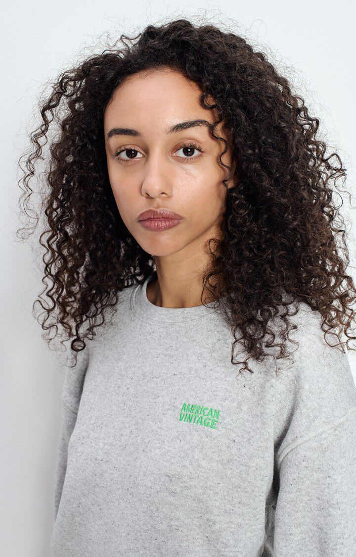 Women's sweatshirt Evona - MELANGE LIGHT GREY - Grey - L