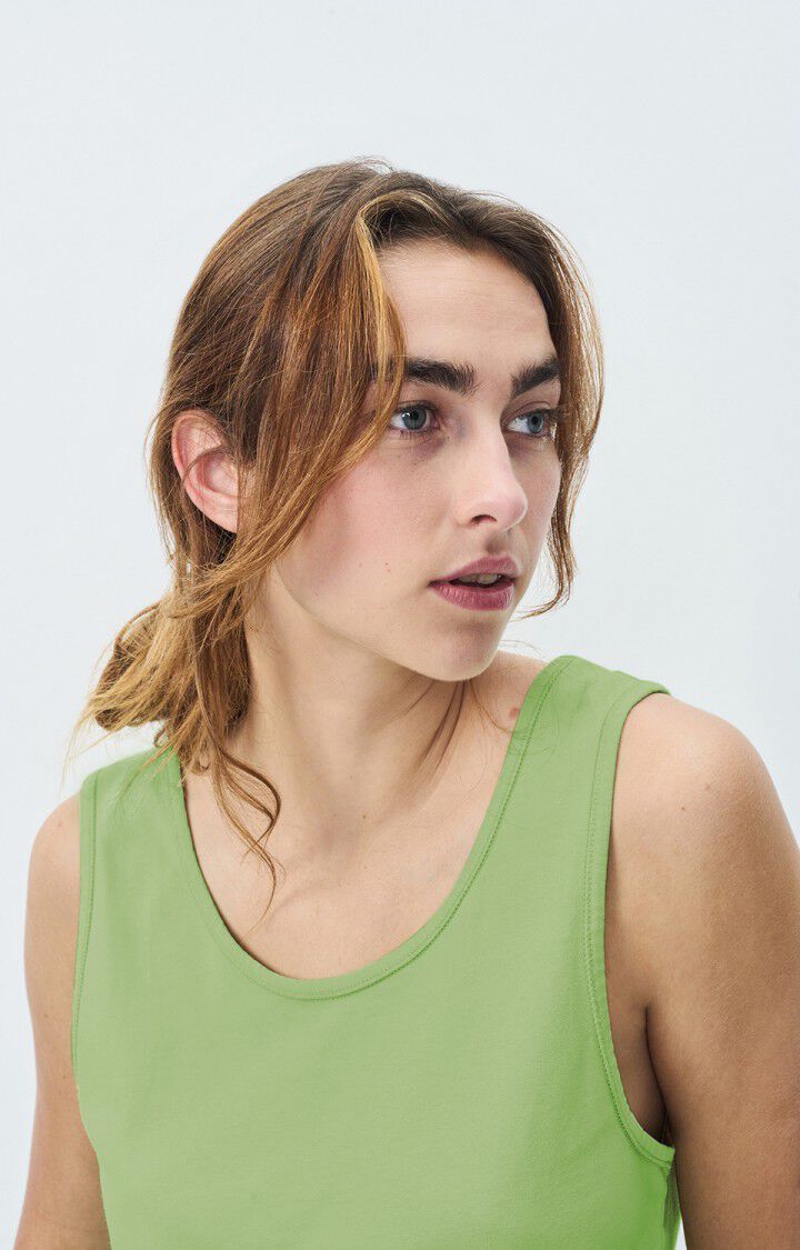 Women's tank top Fizvalley - ALMOND VINTAGE - Green - S