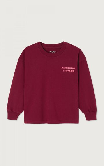 Kid's t-shirt Fizvalley - VINTAGE BURGUNDY