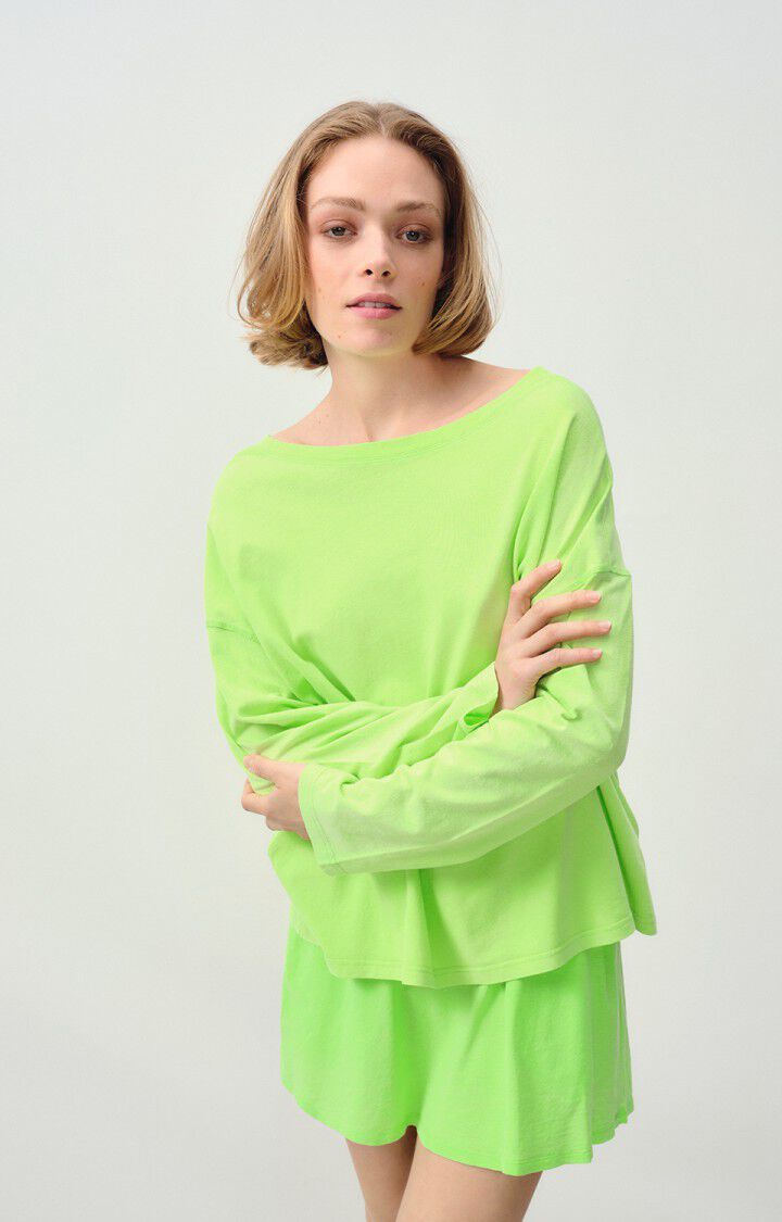 T-shirt femme Lopintale, POMME FLUO, hi-res-model