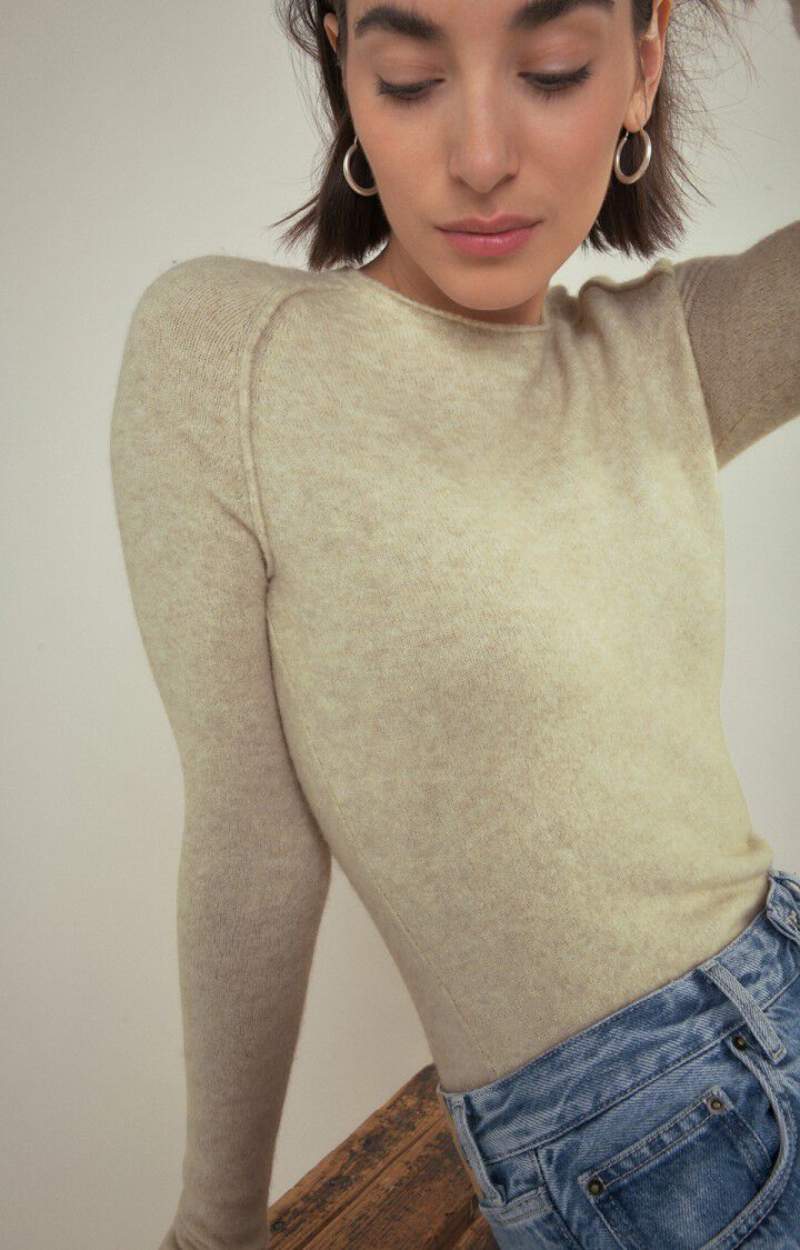 Women's jumper Damsville, MELANGE SAND, hi-res-model