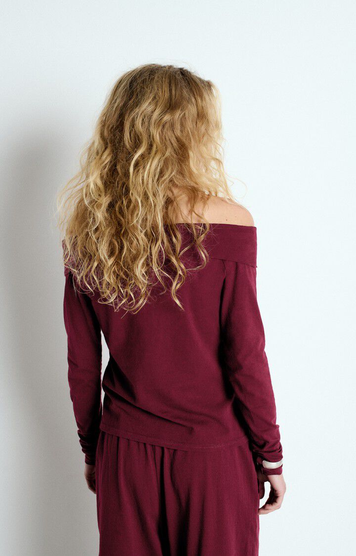 Women's t-shirt Ouky, VINTAGE BURGUNDY, hi-res-model