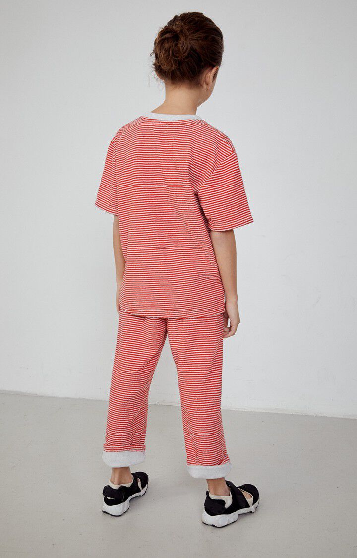 Kids' joggers Bobypark, RED AND GREY STRIPES, hi-res-model