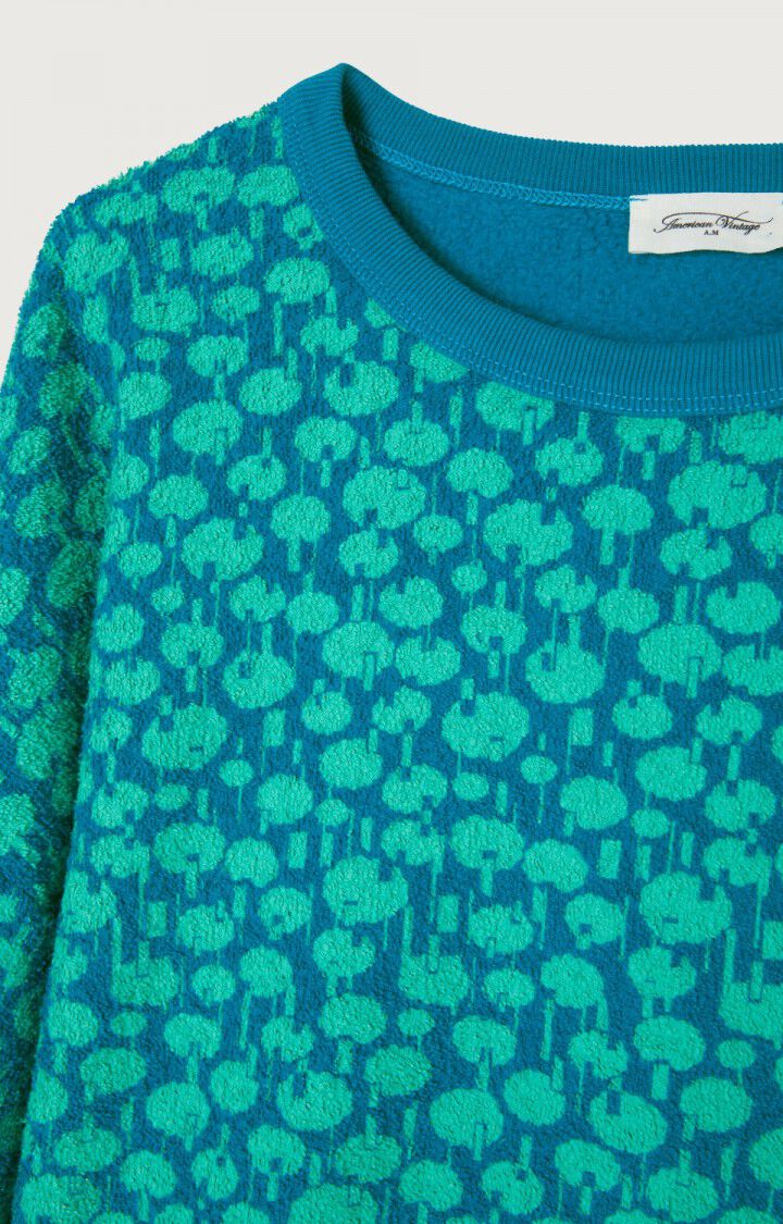 Women's sweatshirt Bobypark - JOJO - Blue - Vert - XS-S