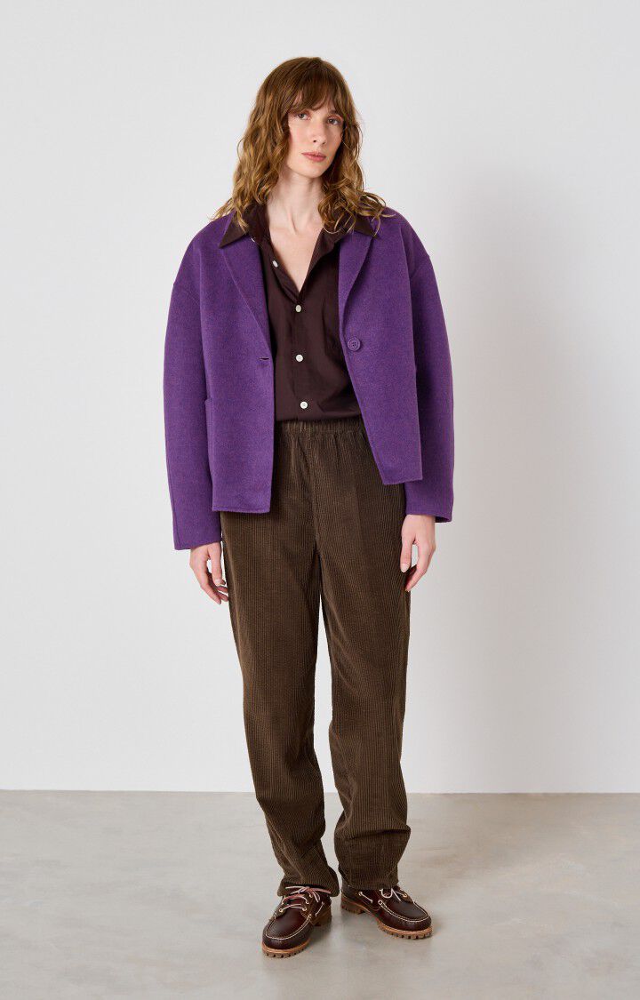 Damenmantel Dadoulove, AUBERGINE MELIERT, hi-res-model