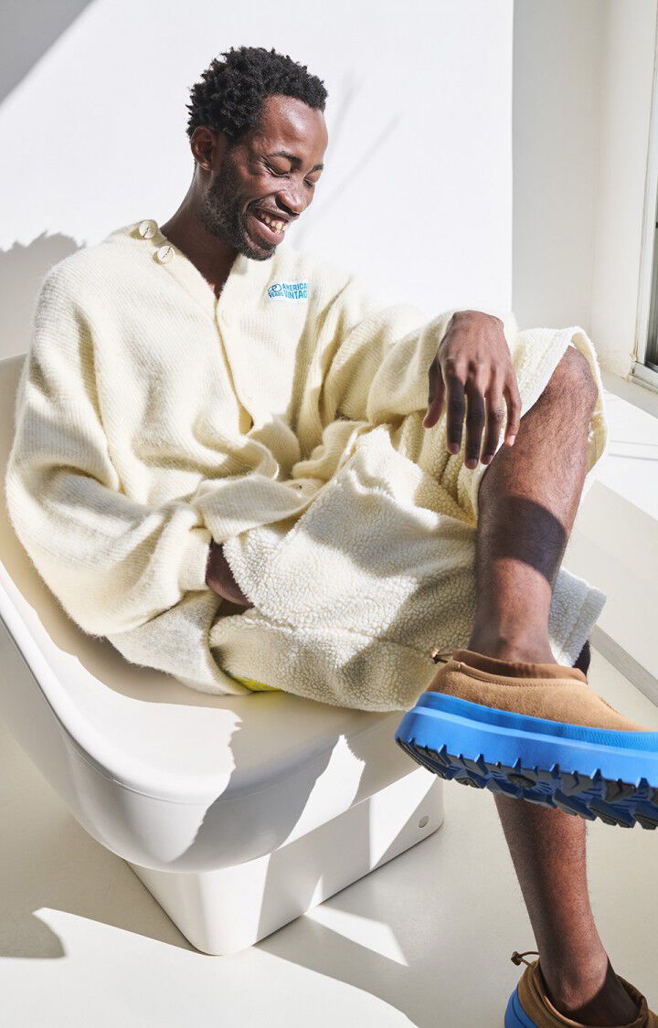 Unisex cardigan Vitow - 20 years, ECRU, hi-res-model