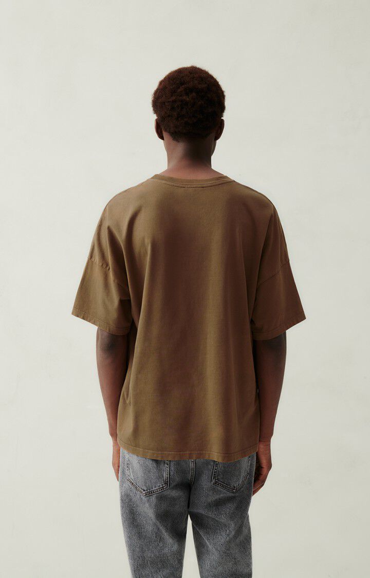 Heren-T-shirt Fizvalley, GEGONKERDE KASTANJE VINTAGE, hi-res-model