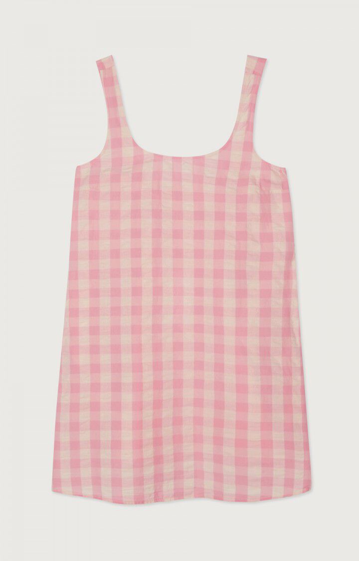 Women's dress Naroz - CANDY VICHY - Pink - Blanc - S
