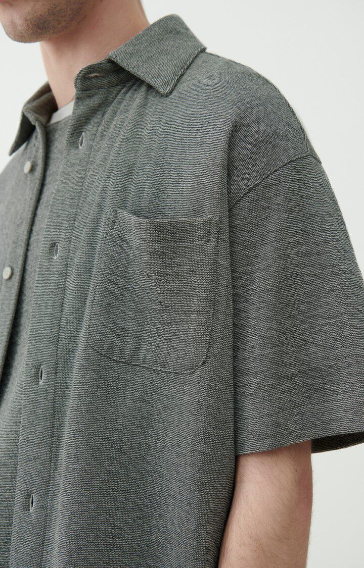 Men's shirt Didow, CHARCOAL MELANGE, hi-res-model