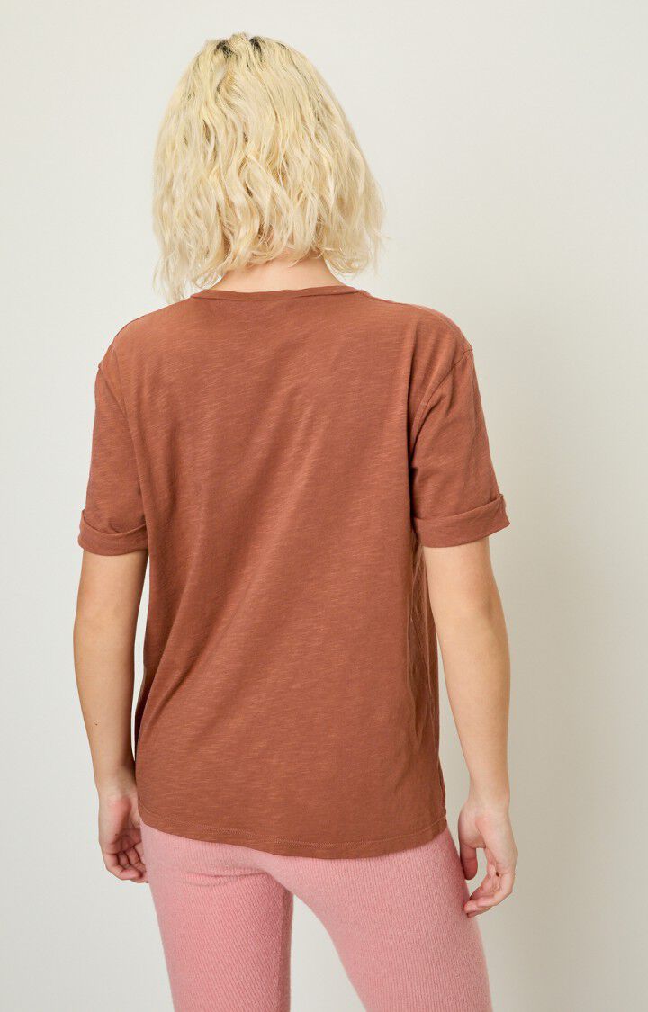 Women's t-shirt Lirk - SMALL LOG - Brown - S