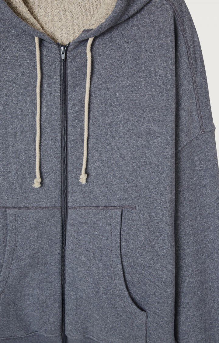 Men's sweatshirt Ganow, MELANGE CHARCOAL, hi-res