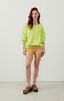 Women's sweatshirt Hapylife, NEON YELLOW, hi-res-model