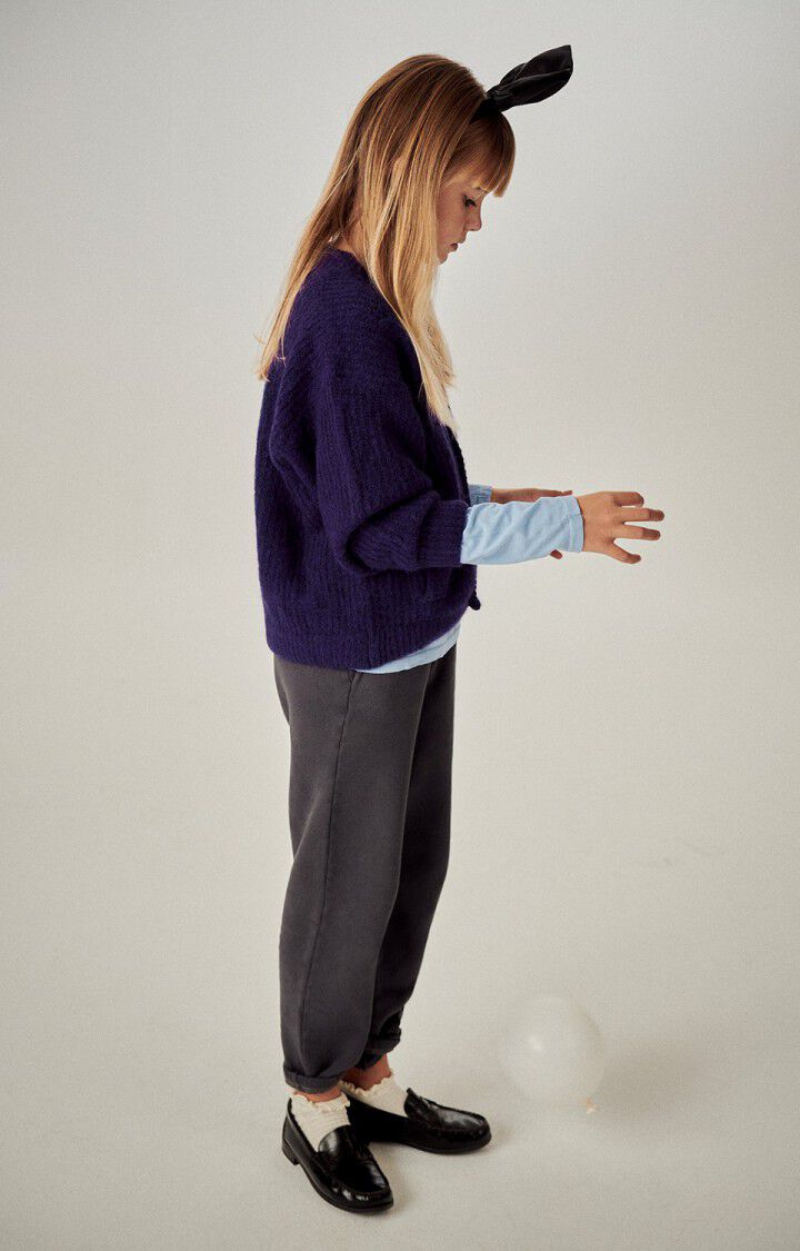 Chaqueta de punto ni&ntilde;os East - MORA JASPEADO - Morado - 5