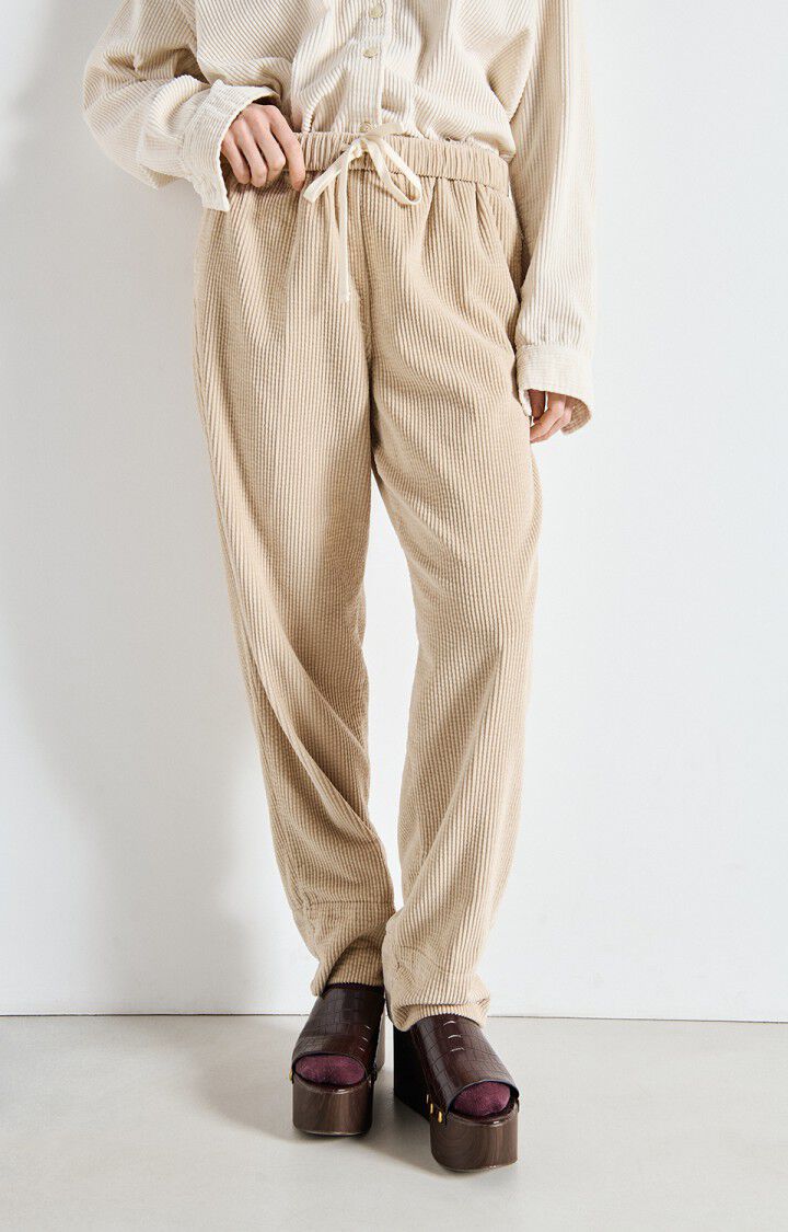 Pantalon femme Padow - MASTIC - Beige