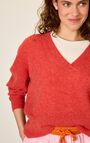 Women's jumper Razpark - LOVE MULTIMELANGE - Red - TU