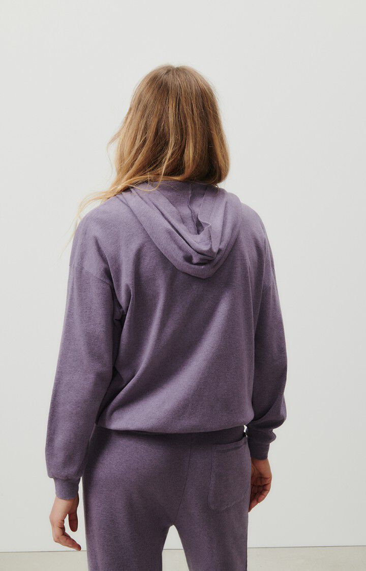Women's sweatshirt Bozy - MOTTLED FIG - Violet - XS-S