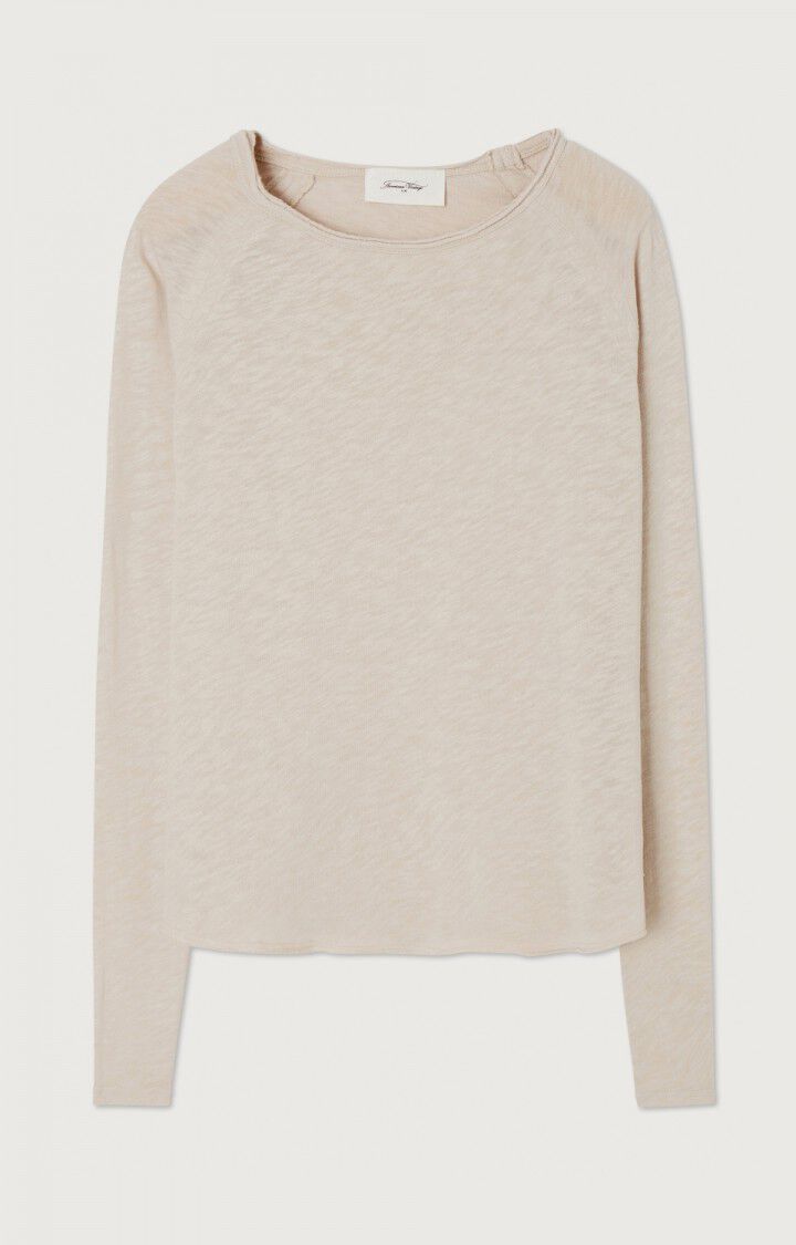 Dames-T-shirt Sonoma - MASTIEK VINTAGE - Beige