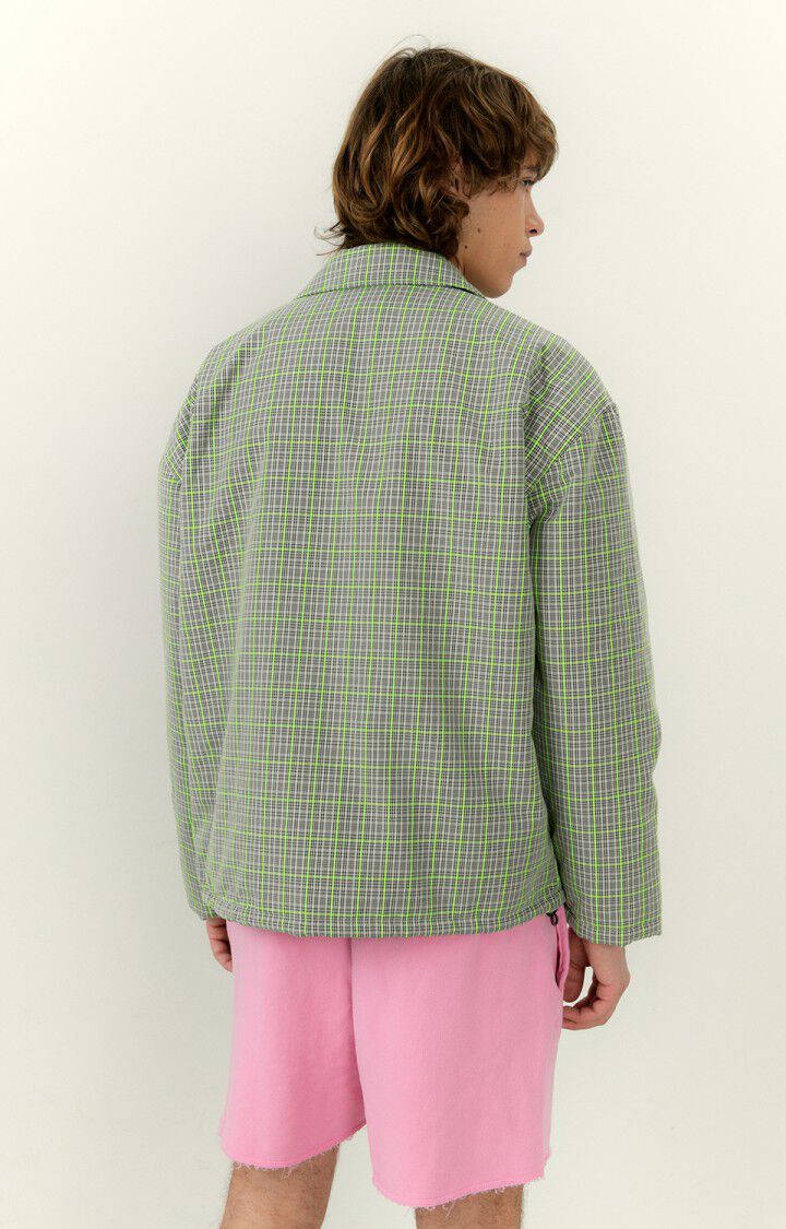 Men's jacket Etiz, GREEN PRINCE OF WALES, hi-res-model