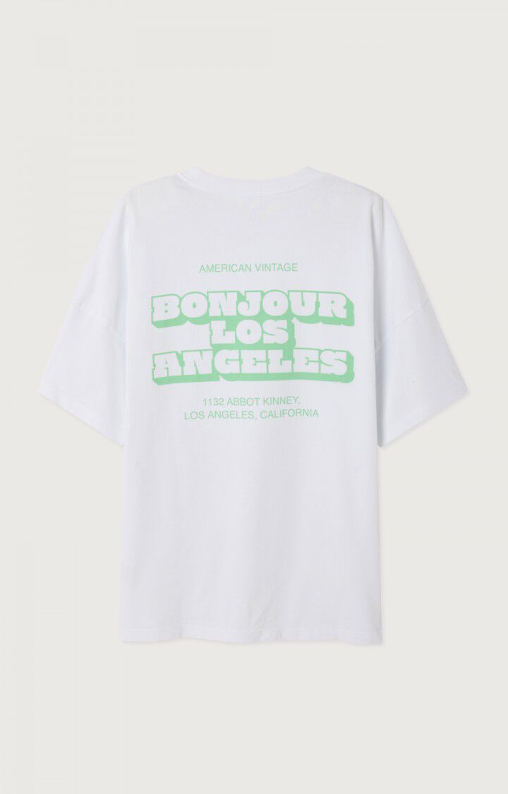 Unisex's t-shirt Fizvalley "Los Angeles", WHITE, hi-res