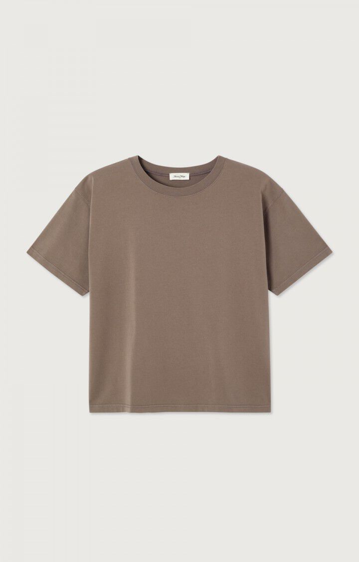 Women's t-shirt Fizvalley - VINTAGE ASH - Brown