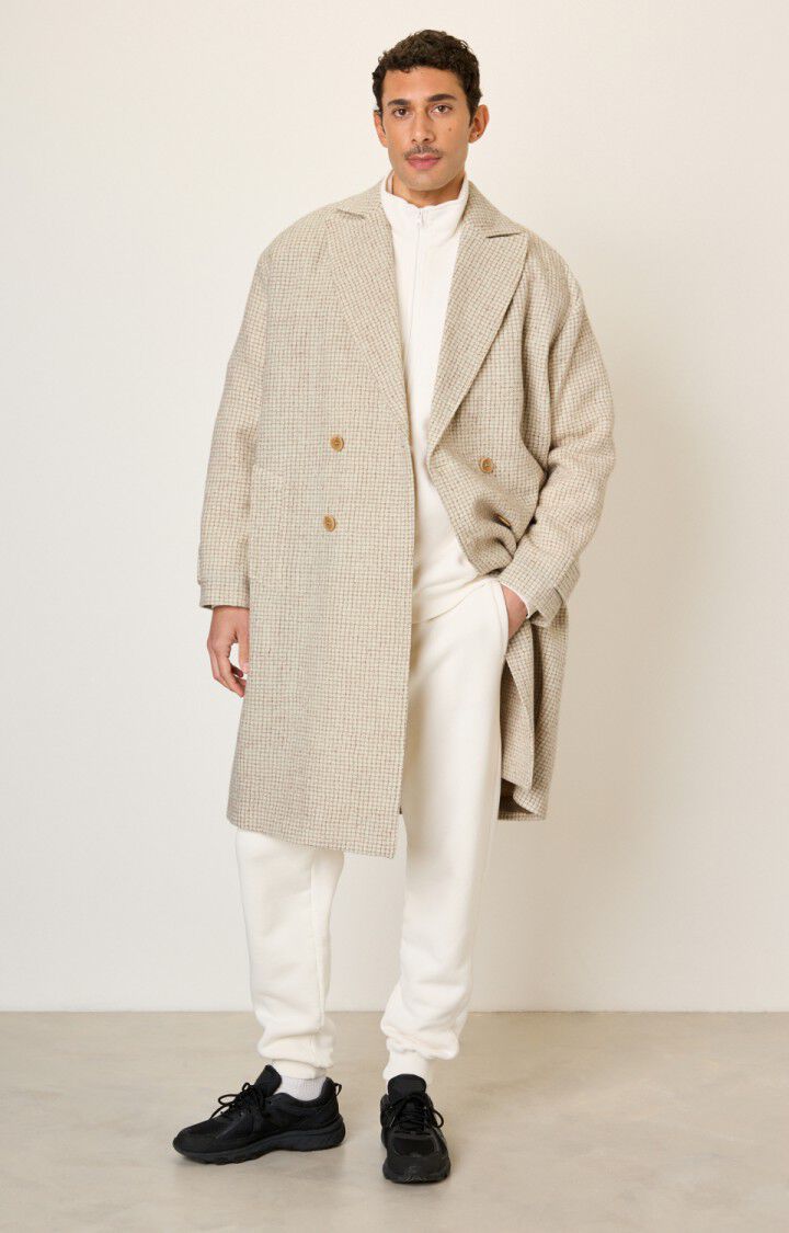 Men's coat Tunay, ECRU CHECK, hi-res-model