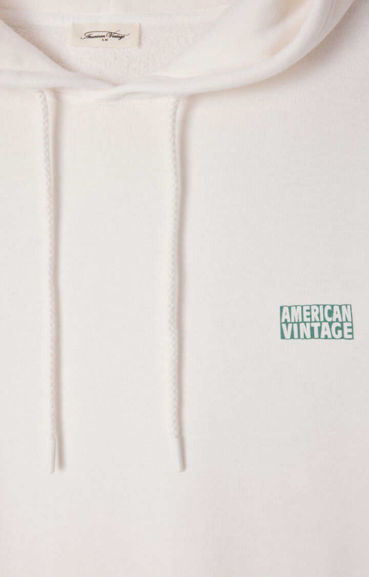 Men's hoodie Izubird - VINTAGE MILK 56 Long sleeve White - E24