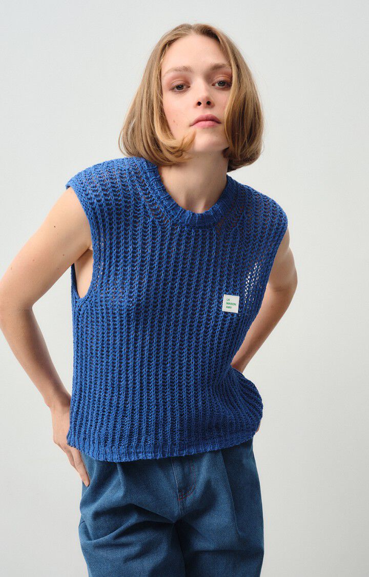 Women's jumper Yamik - OLYMPE MELANGE - Blue - XS-S