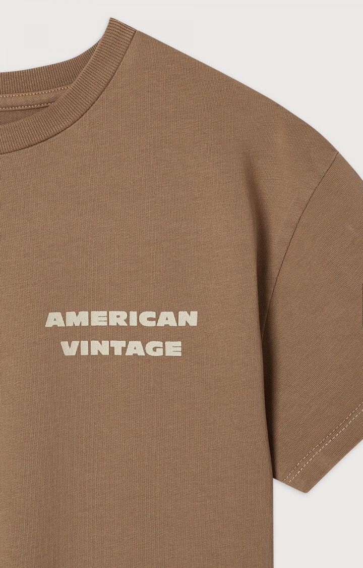 Kid's t-shirt Fizvalley - VINTAGE NUT - Brown - 3