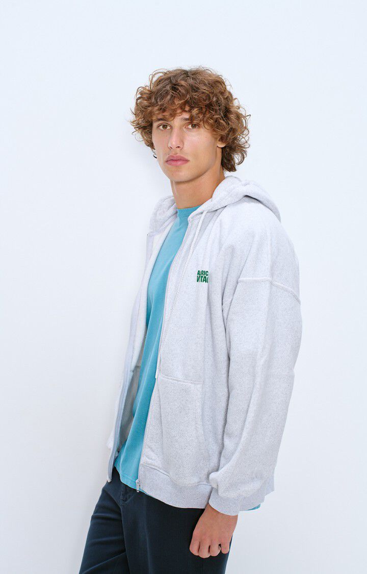 Men's hoodie Baptown, HEATHER GREY, hi-res-model