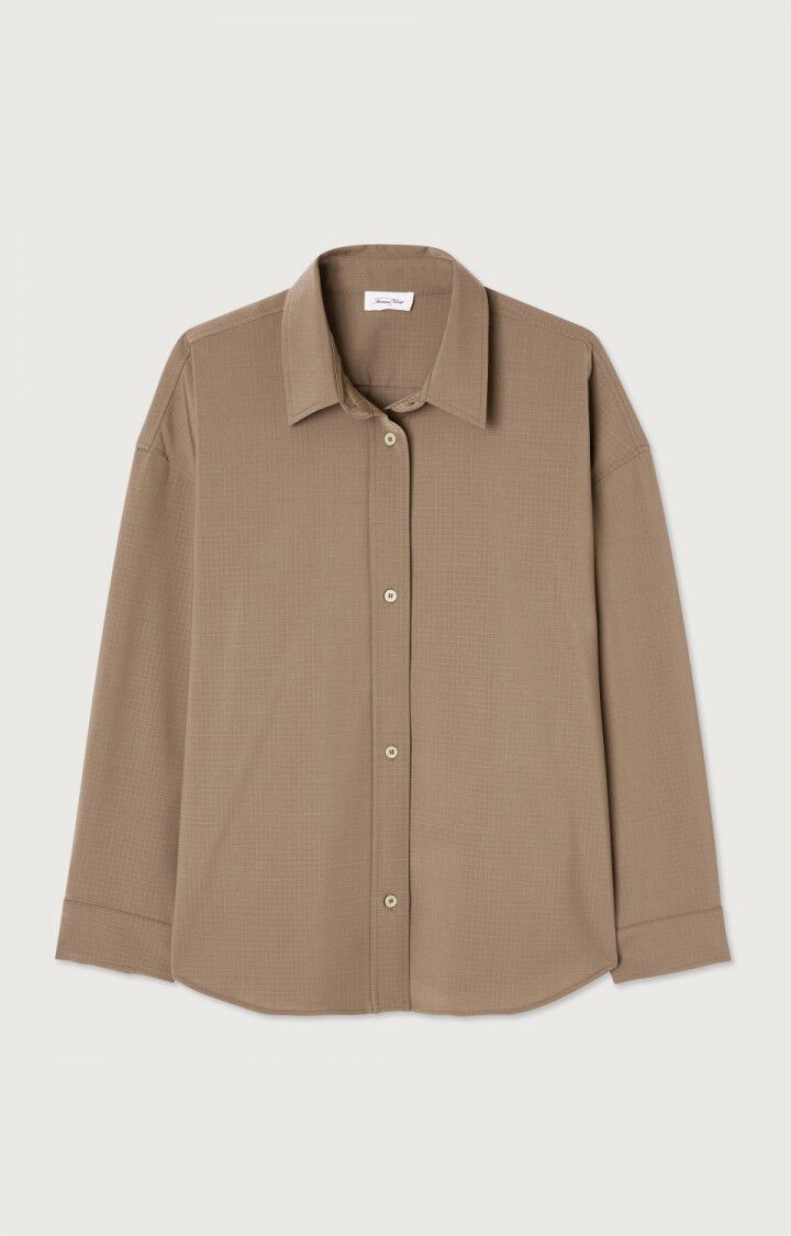 Women's shirt Doacity - ARTICHOKE - Brown