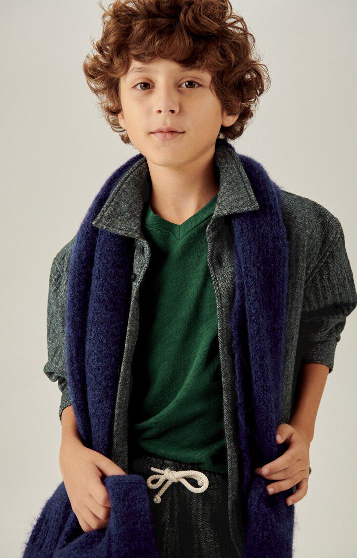 Kid's scarf East, MELANGE BLACKBERRY, hi-res-model