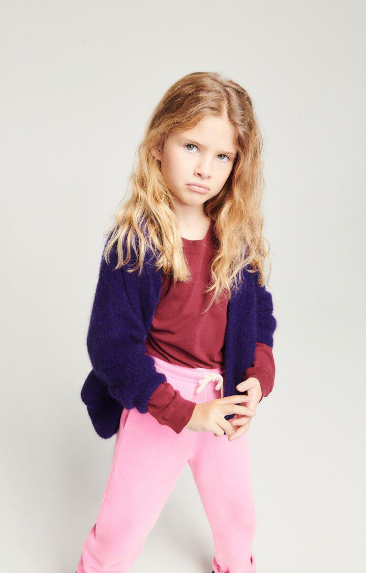 Chaqueta de punto ni&ntilde;os East - MORA JASPEADO - Morado - 5