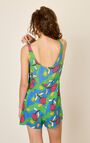 Women's playsuit Ivybo - GARANCE - Blue - Vert - Rouge - S