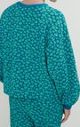 Women's sweatshirt Bobypark - JOJO - Blue - Vert - XS-S