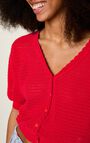 Damesvest Yogo - LIPSTICK - Rood - S