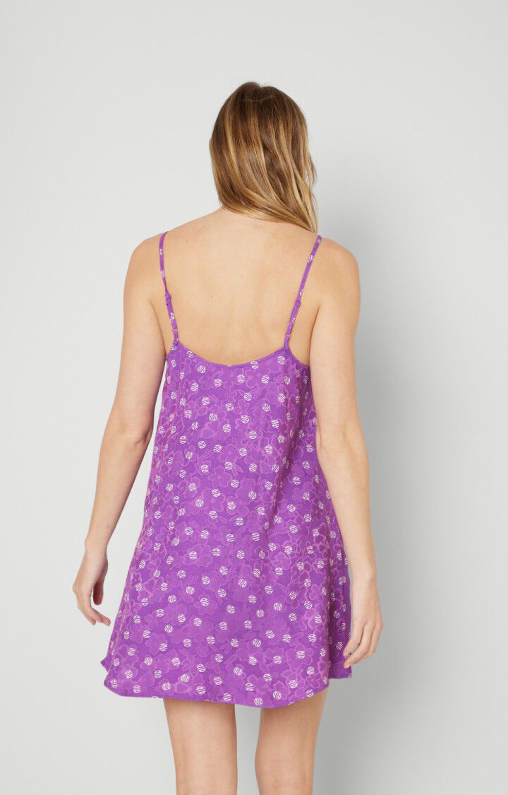 Women's dress Bukbay - ANITA - Violet - Blanc - S