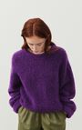 Pull femme Zolly, AUBERGINE CHINE, hi-res-model