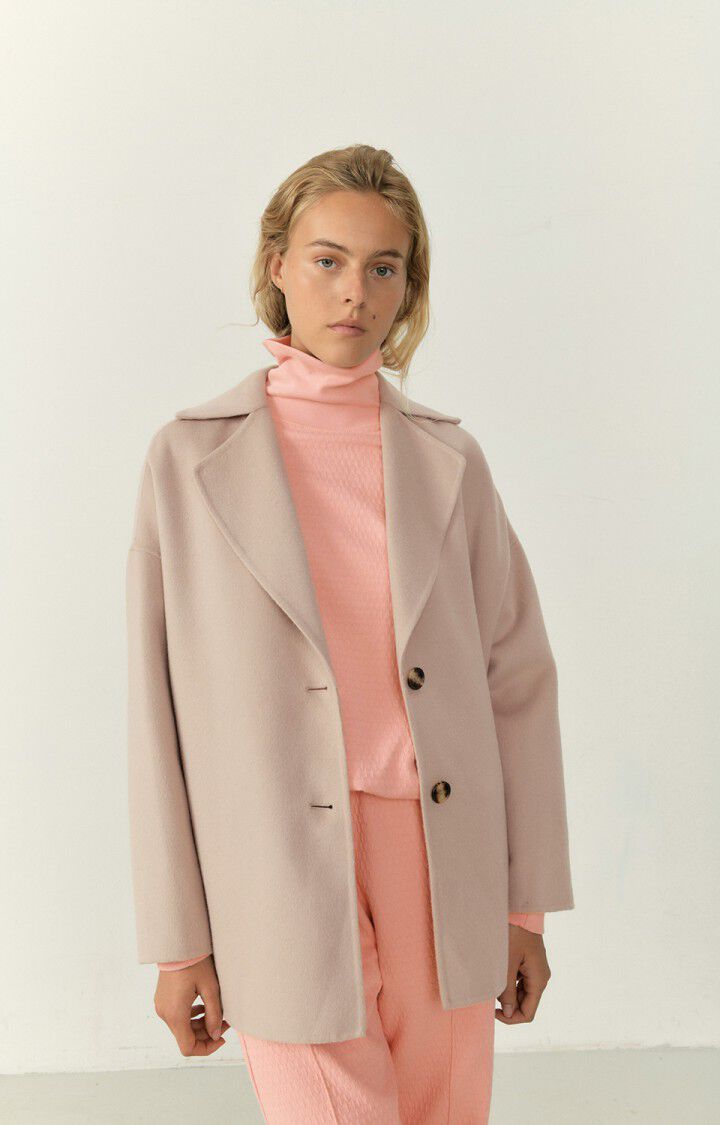 Women's coat Dadoulove, GREIGE, hi-res-model